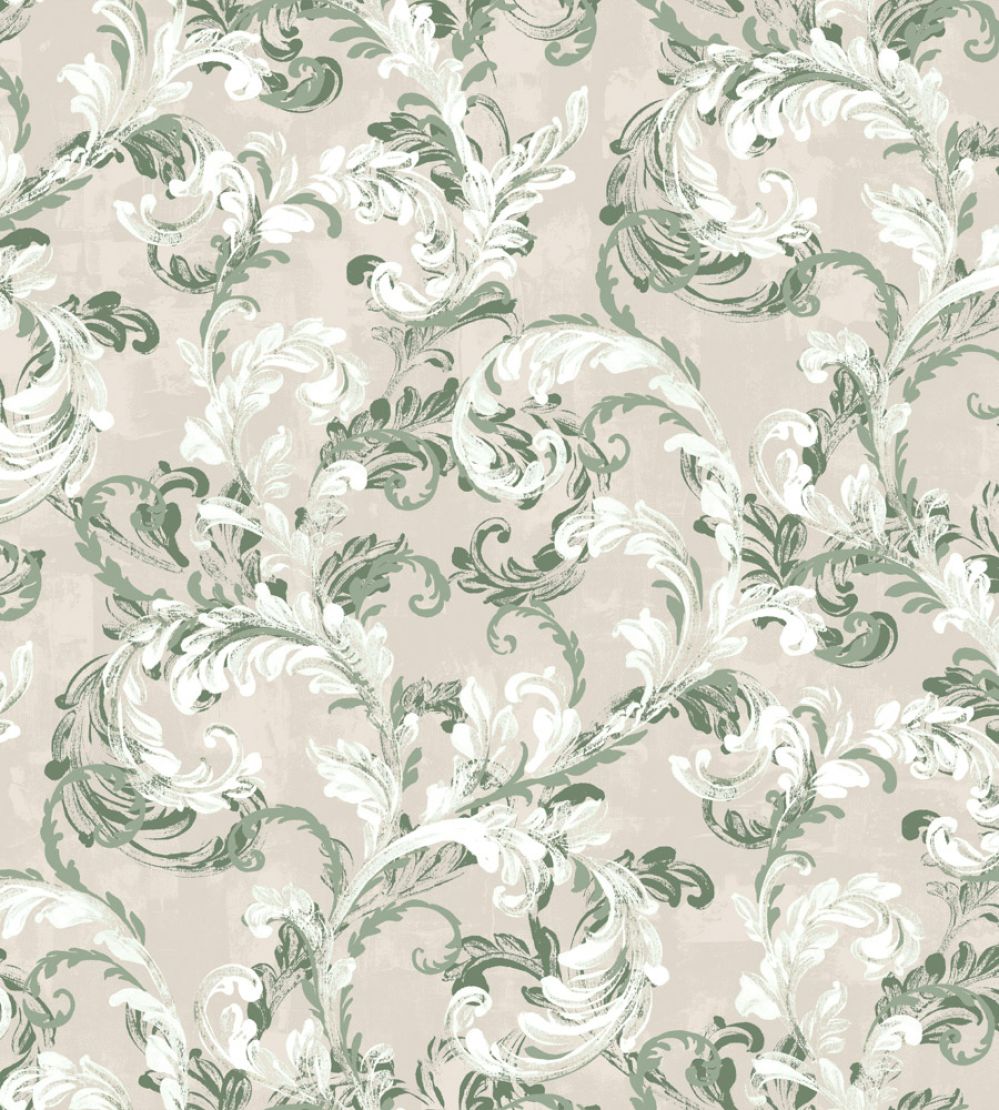 Byzantine Damask Wallpaper by Coordonne Sage