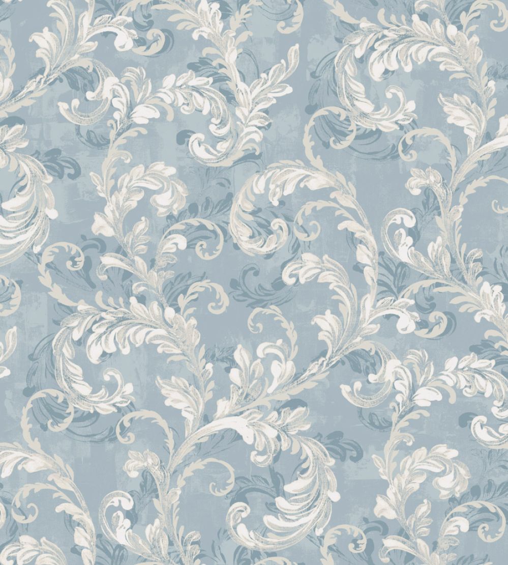Byzantine Damask Wallpaper by Coordonne Sapphire