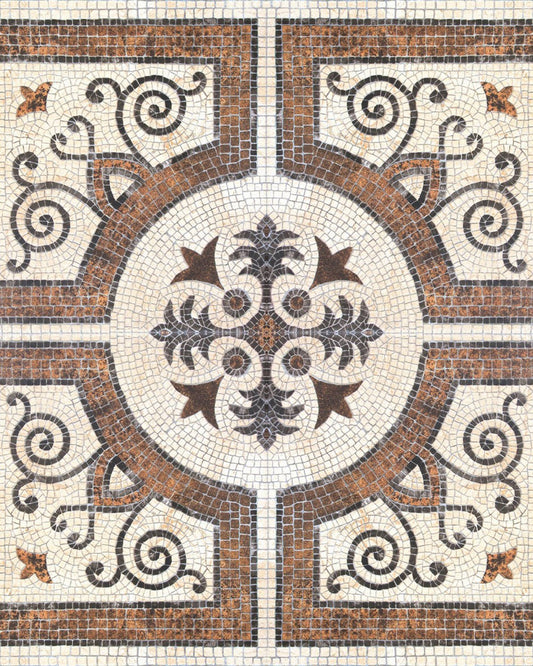 Byzantine Tile Grey, Beige wallpaper by MINDTHEGAP