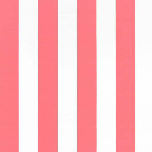 Cabana Stripe Fabric by Thibaut in Coral (W81632)