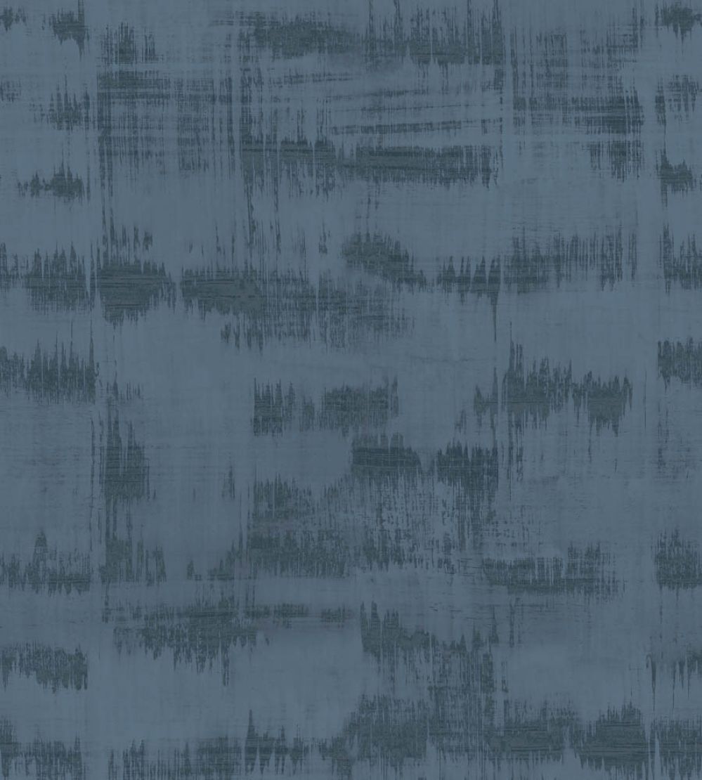 Cabin Vinyl Wallpaper by Christopher Farr Cloth Midnight Blue