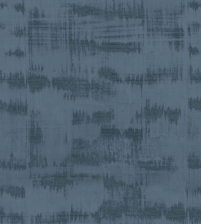 Cabin Vinyl Wallpaper by Christopher Farr Cloth Midnight Blue