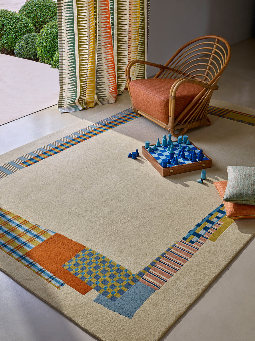 Caboledo Rug by Pierre Frey shown in a room setting (view 1)