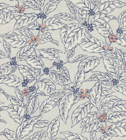 Caffeine Wallpaper by Langelid Von Bromssen Ink Blue