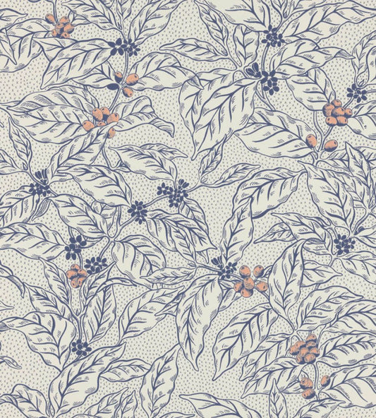 Caffeine Wallpaper by Langelid Von Bromssen Ink Blue