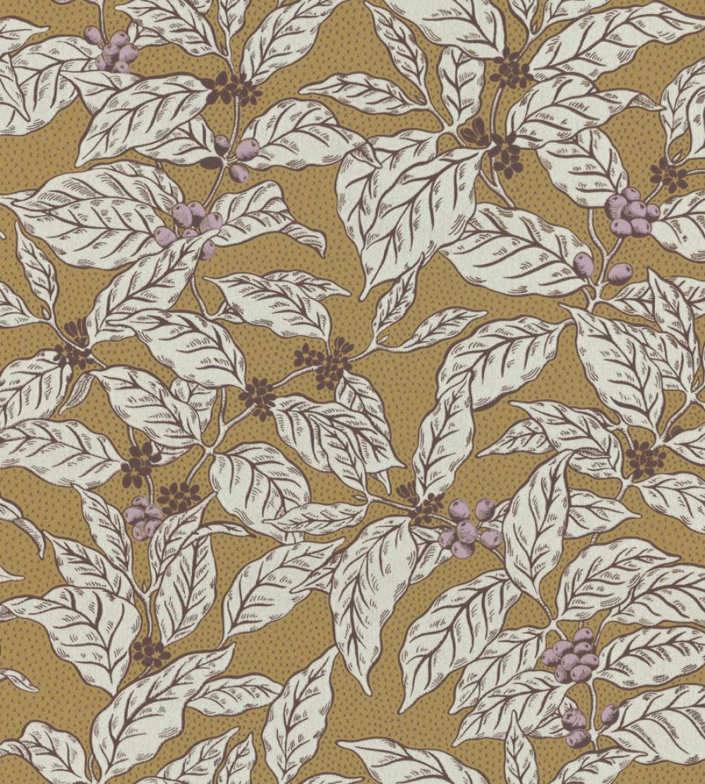 Caffeine Wallpaper by Langelid Von Bromssen Roasted Brown