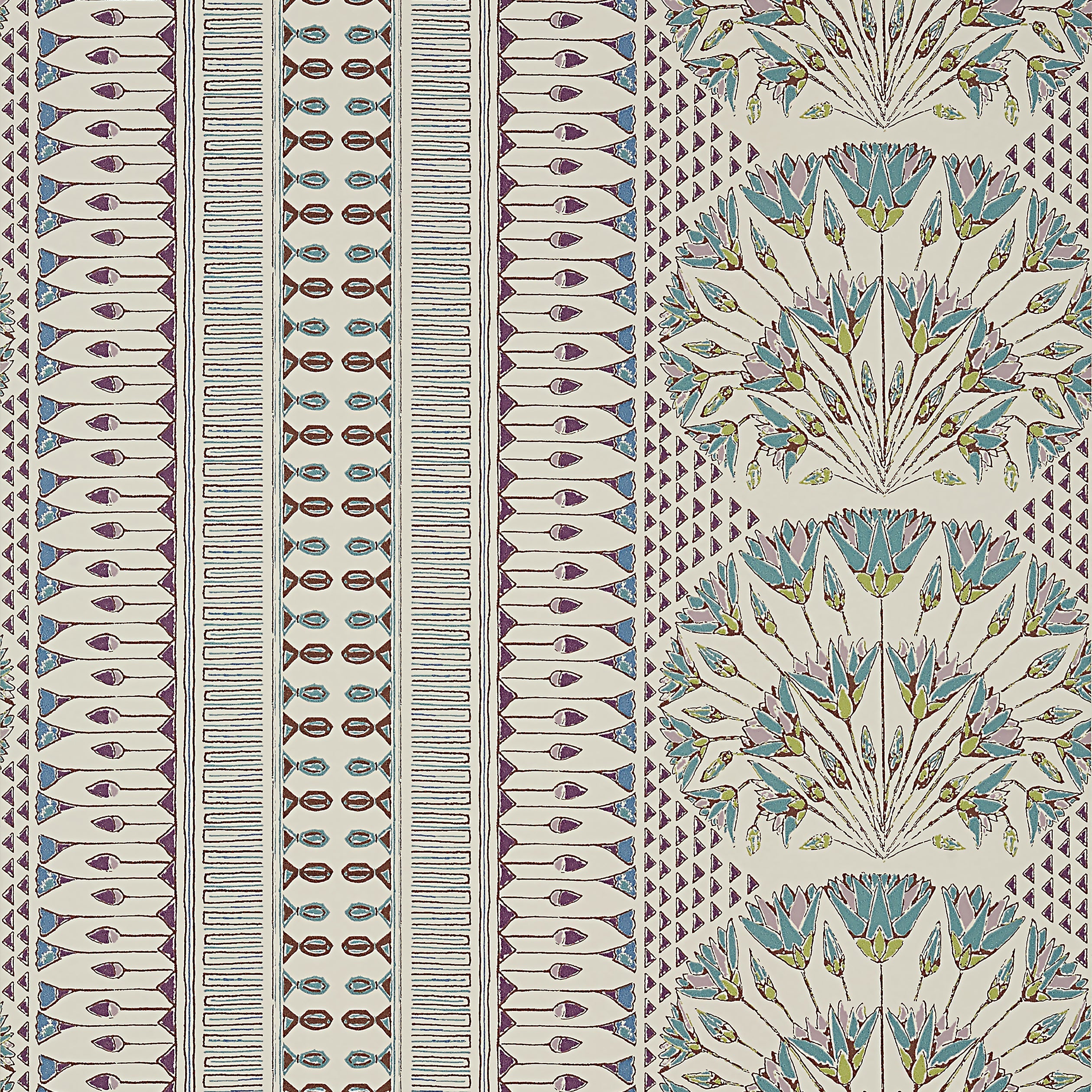 Cairo Repeating Pattern Cairo Wallpaper by Anna French – The ReBorn House