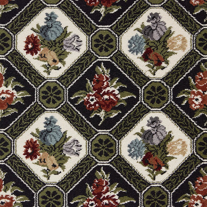 Caisson Bouquet Axminster Rug by Braquenié in Autumn (BT130002)