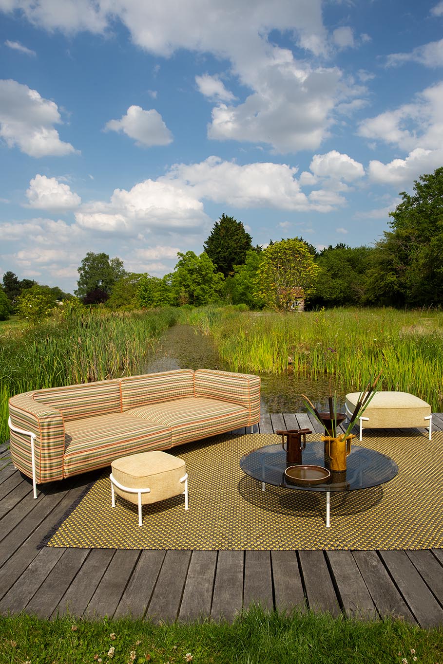 Cala Fabric by Pierre Frey shown in a room setting (view 1)