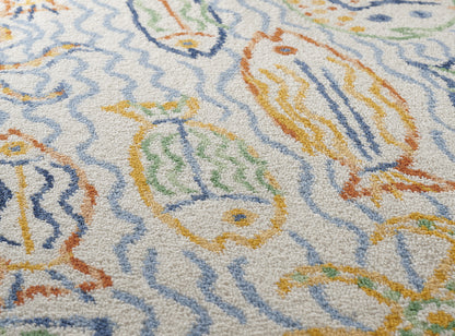 Calanques Rug by Pierre Frey shown in a room setting