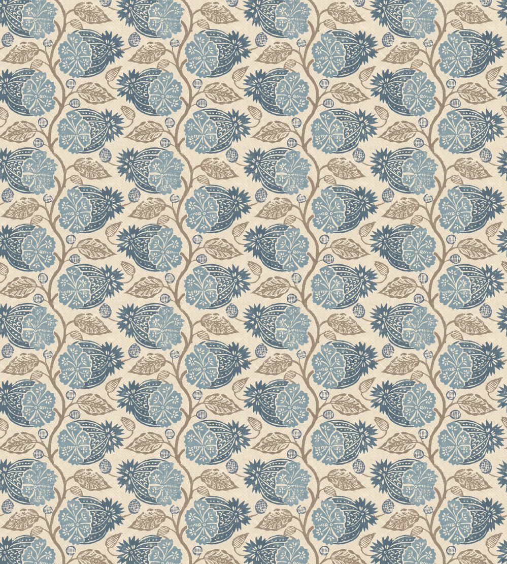 Calcot Wallpaper by GP & J Baker Indigo