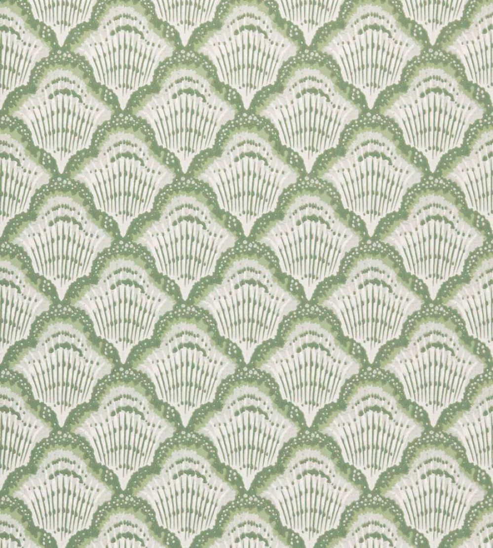 Calico Shell Wallpaper by 1838 Wallcoverings Verde