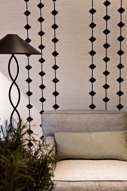 Calligraphie Wallpaper by Pierre Frey shown in a room setting (view 2)