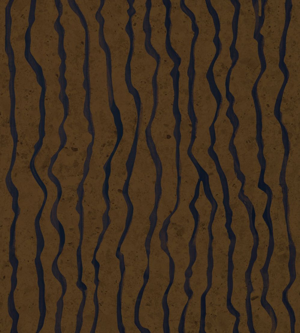 Calligraphy Wallpaper by Coordonne Amber