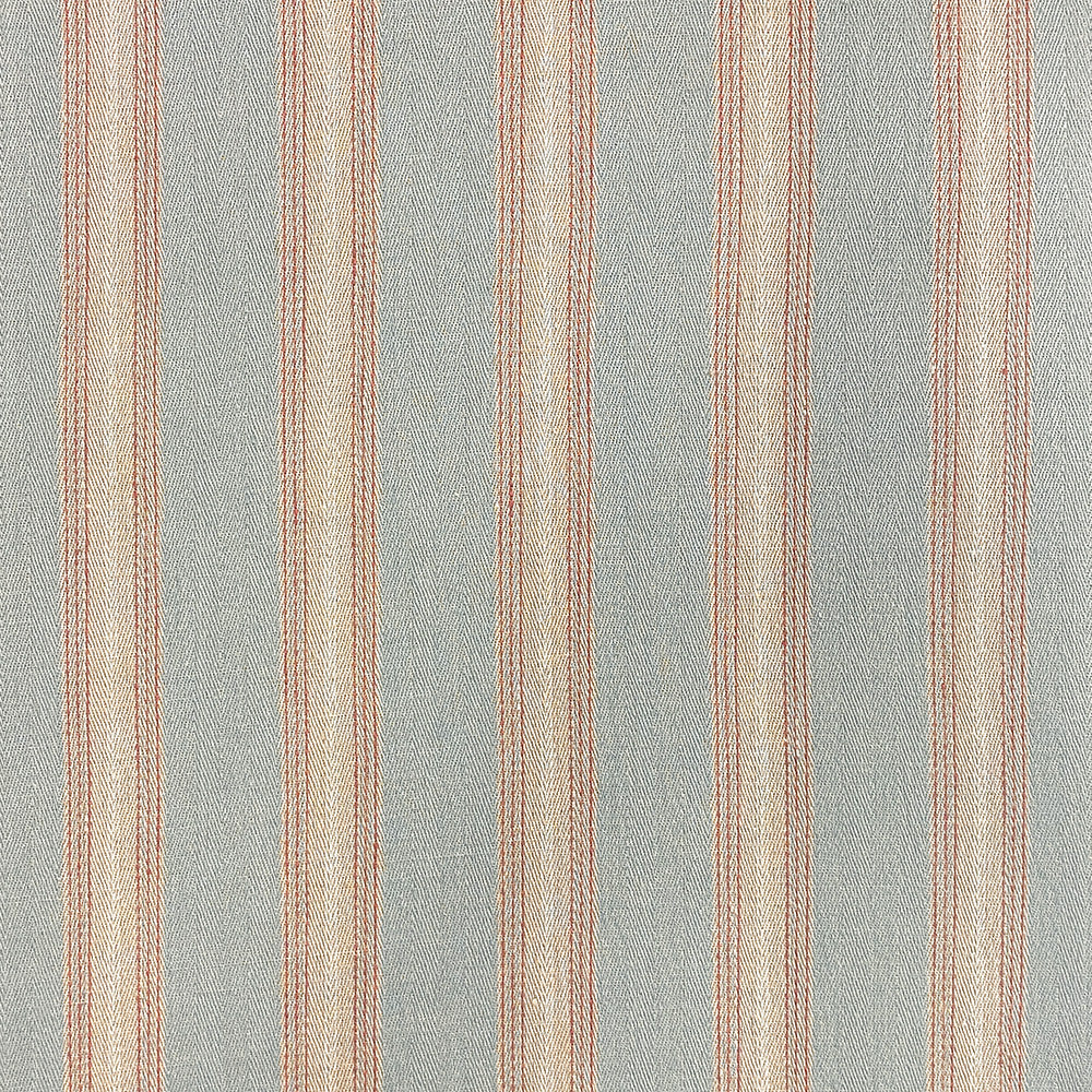 Callow Stripe Fabric by Ian Sanderson in Chalk Blue
