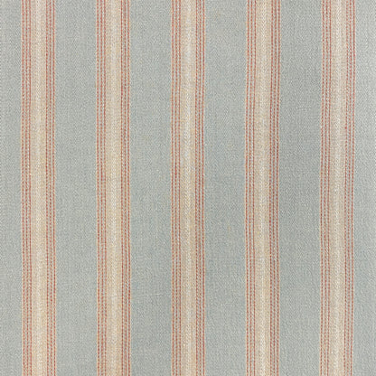 Callow Stripe Fabric by Ian Sanderson in Chalk Blue