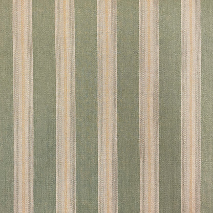 Callow Stripe Fabric by Ian Sanderson in Sage