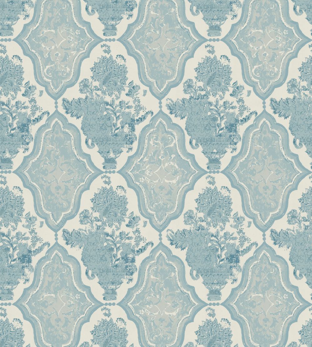 Cameo Vase Wallpaper by DADO 02 Faded Cyan