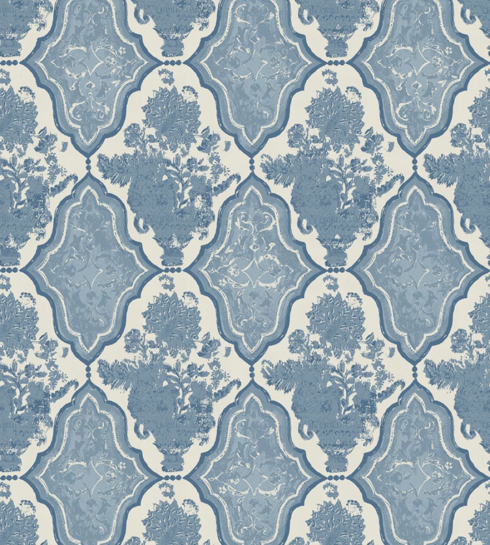 Cameo Vase Wallpaper by DADO 03 Dark Blue
