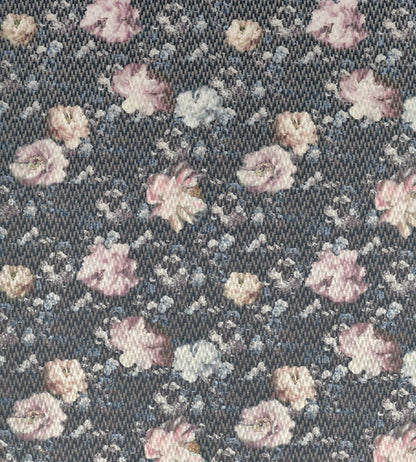 Camile Fabric by Clarke & Clarke Blush/Charcoal
