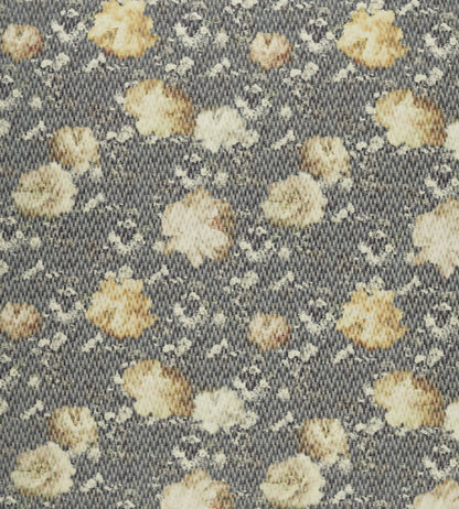 Camile Fabric by Clarke & Clarke Chartreuse/Charcoal
