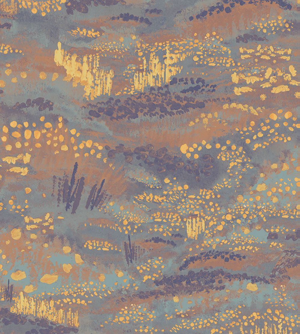 Camp Blau Wallpaper by Tres Tintas Purple