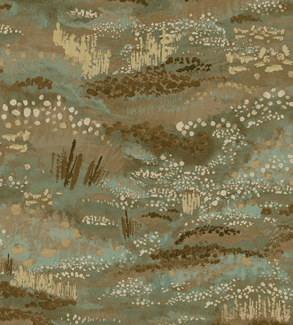 Camp Blau Wallpaper by Tres Tintas Light green