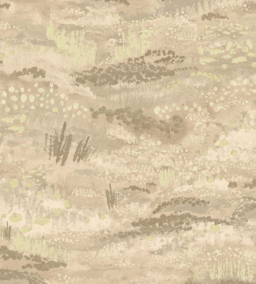 Camp Blau Wallpaper by Tres Tintas Beige