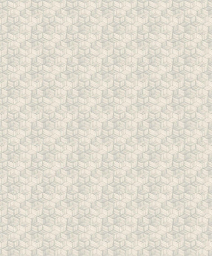 Campanet wallpaper by Coordonné in Ivory, flat pattern view