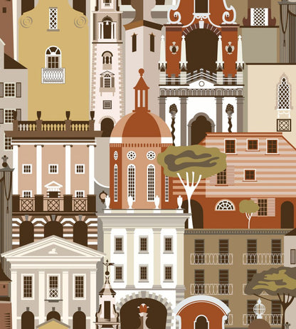 Campanile Wallpaper by Mini Moderns Pantile