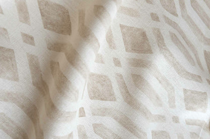 Canales fabric by Coordonné in Arena, flat pattern view