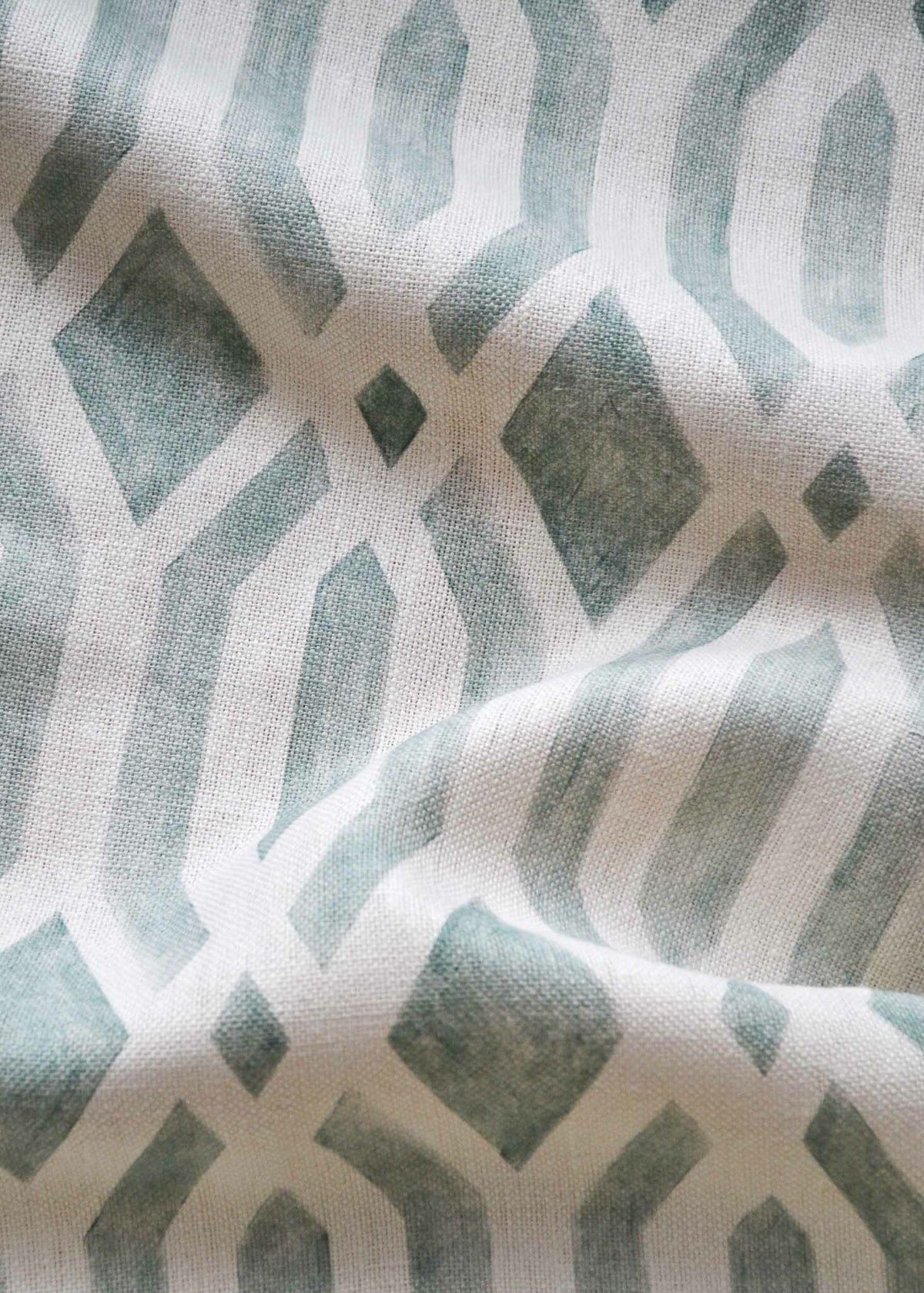 Canales fabric by Coordonné in Celadón, flat pattern view