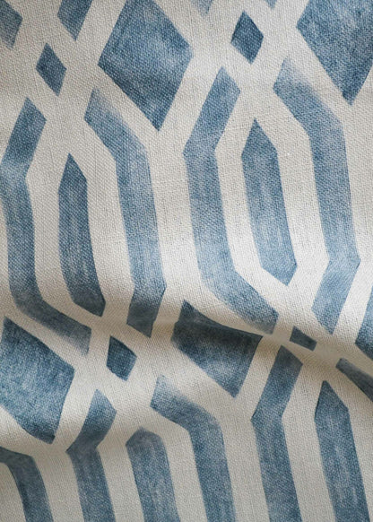 Canales fabric by Coordonné in Cristal, flat pattern view