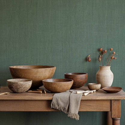 Cáñamo wallpaper by Coordonné in 11, shown in a styled room