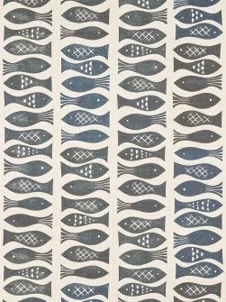 Cancale Wallpaper by Pierre Frey in Encre (FP012001)