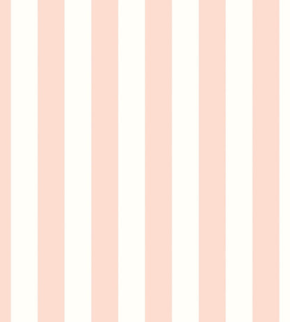 Candy Stripe Wallpaper by Ohpopsi Blush
