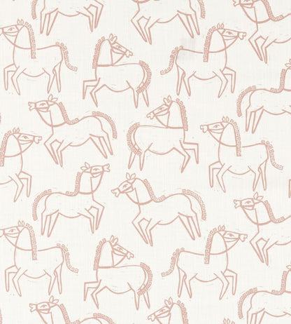 Canter Print Fabric by Scion Dawn Pink