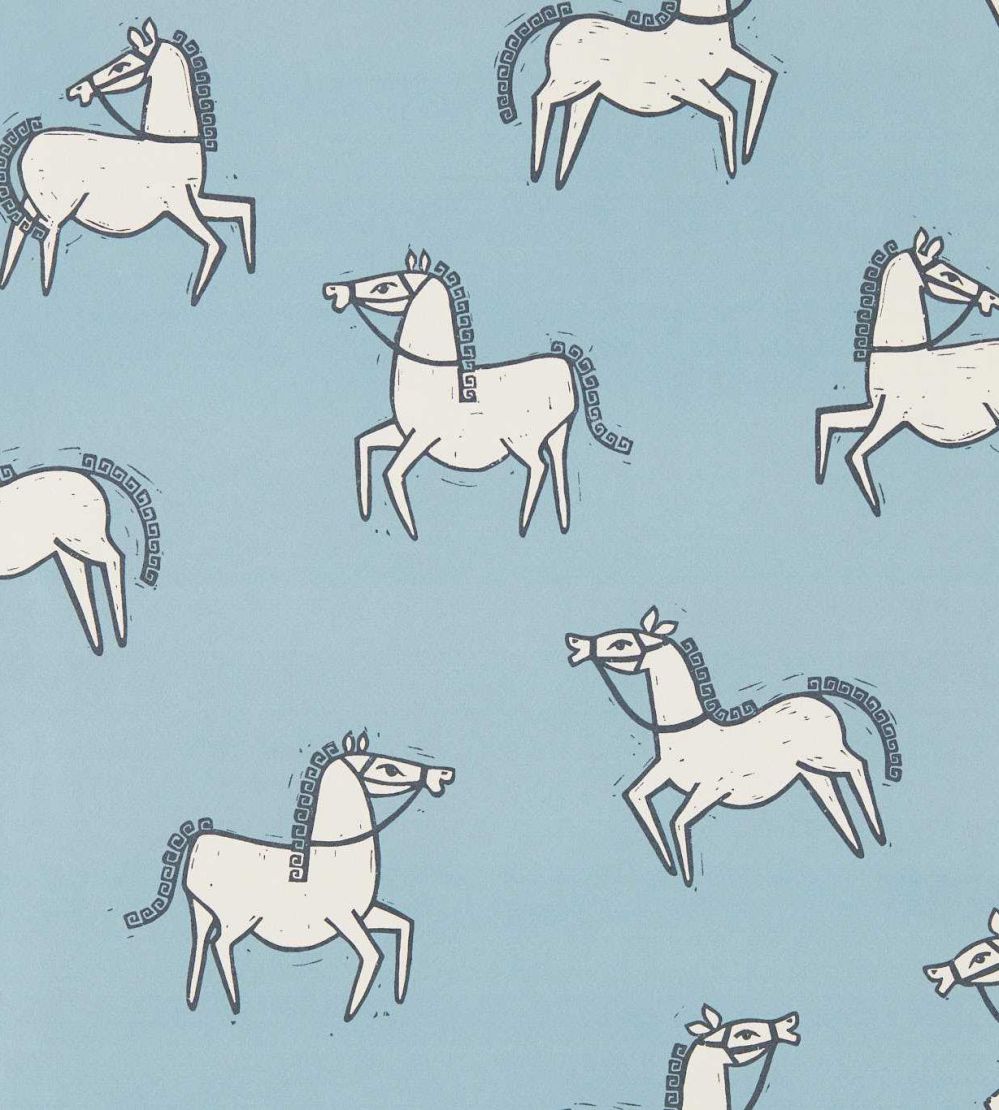 Canter Wallpaper by Scion Denim