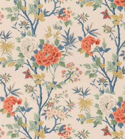 Canton Fabric by GP & J Baker Red/Blue