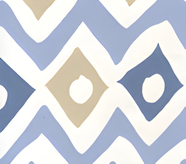 Cap Ferrat Multi Blue (AP103-14) wallpaper by Alan Campbell