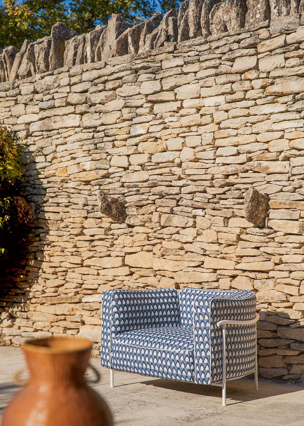 Caprera Fabric by Pierre Frey shown in a room setting (view 1)