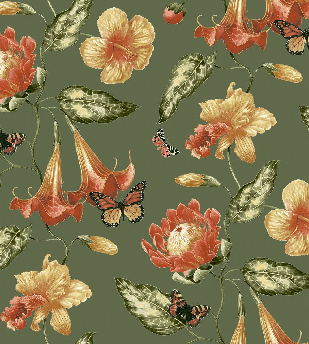 Capri Fabric by Arley House Verdant