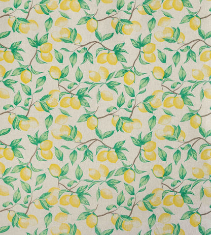 Capri Lemon Fabric by Barneby Gates Natural