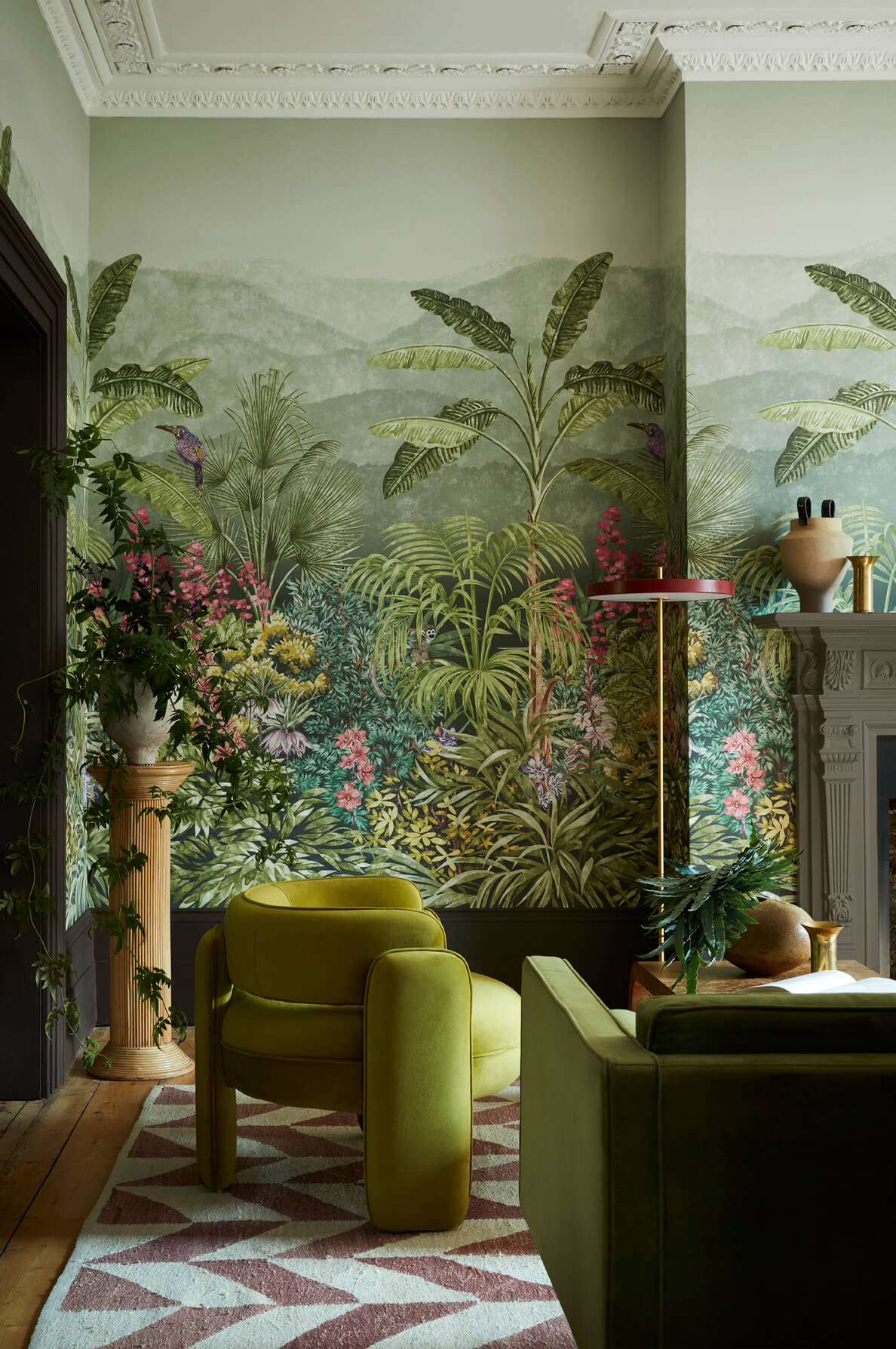 Capricorn mural by Little Greene in Boringdon