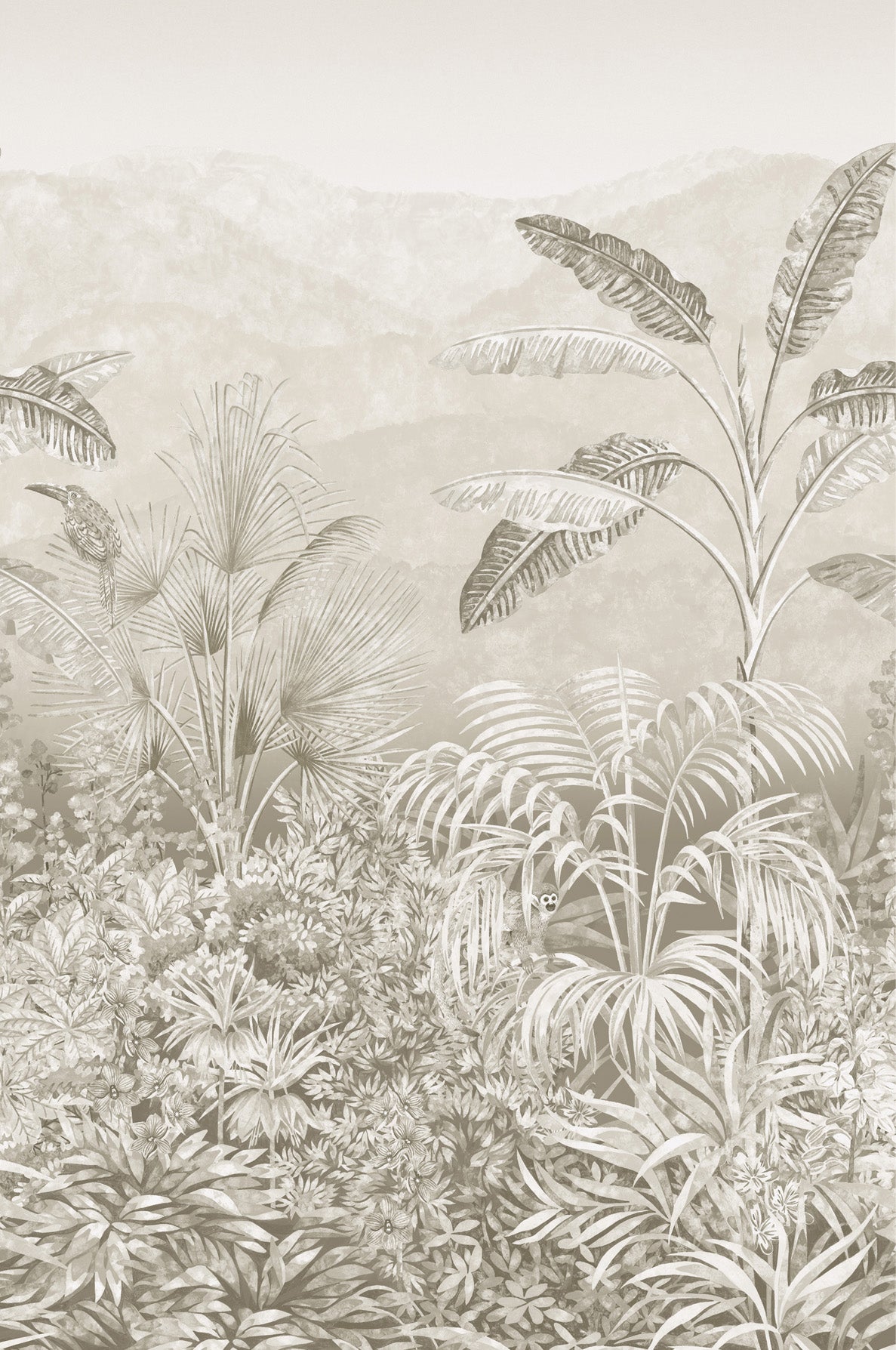 Capricorn mural by Little Greene in Portland Stone
