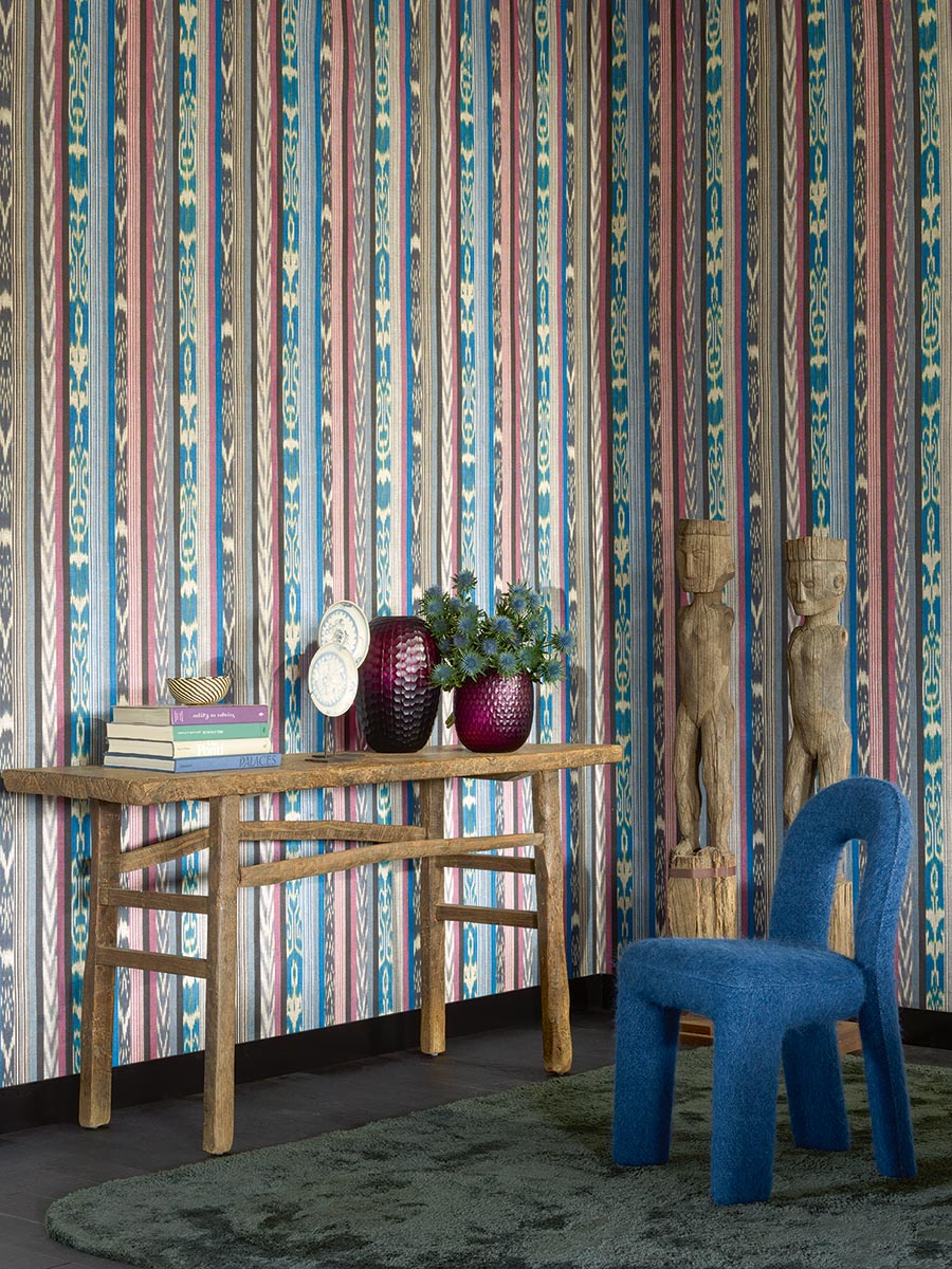 Caprus Wallpaper by Pierre Frey shown in a room setting (view 1)