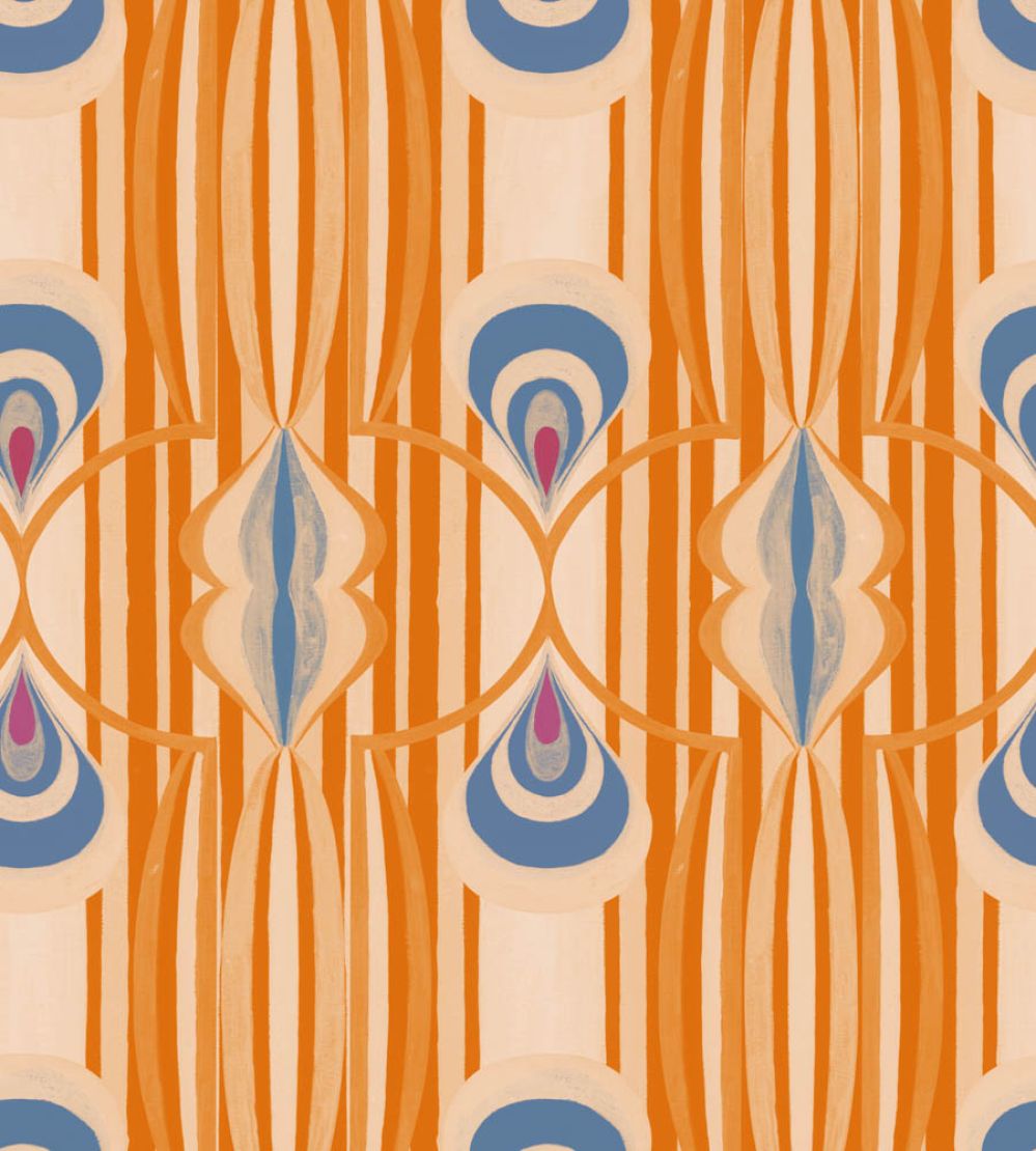 Caramella Wallpaper by MINDTHEGAP Orangina