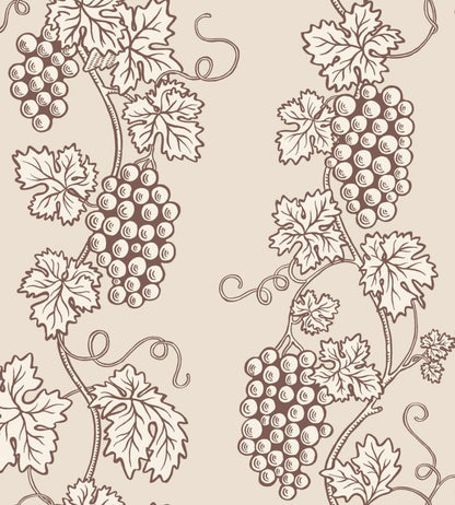 Carla Wallpaper by Sandberg Burgundy