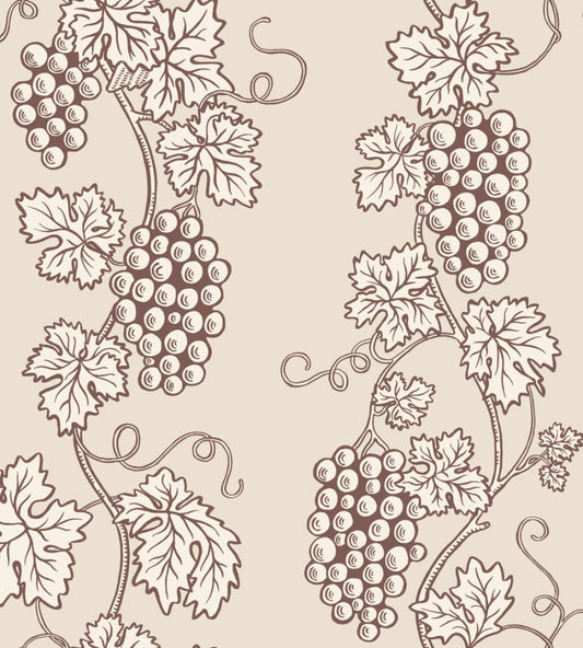 Carla Wallpaper by Sandberg Burgundy