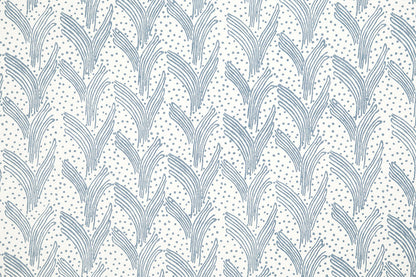 Carnac Wallpaper by Christopher Farr Cloth in Cobalt colorway